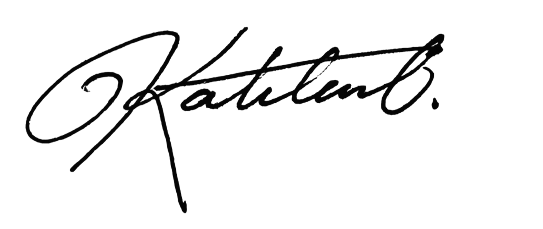 Kate's signature